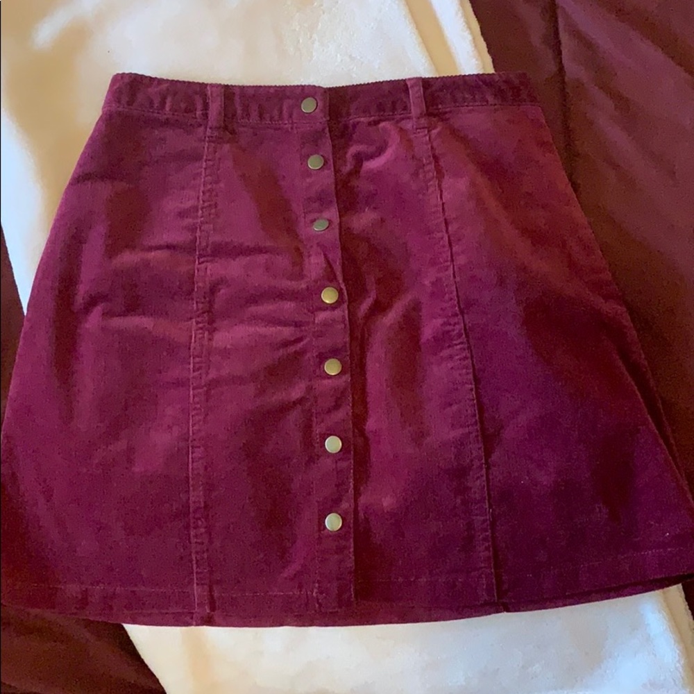 Corduroy skirt